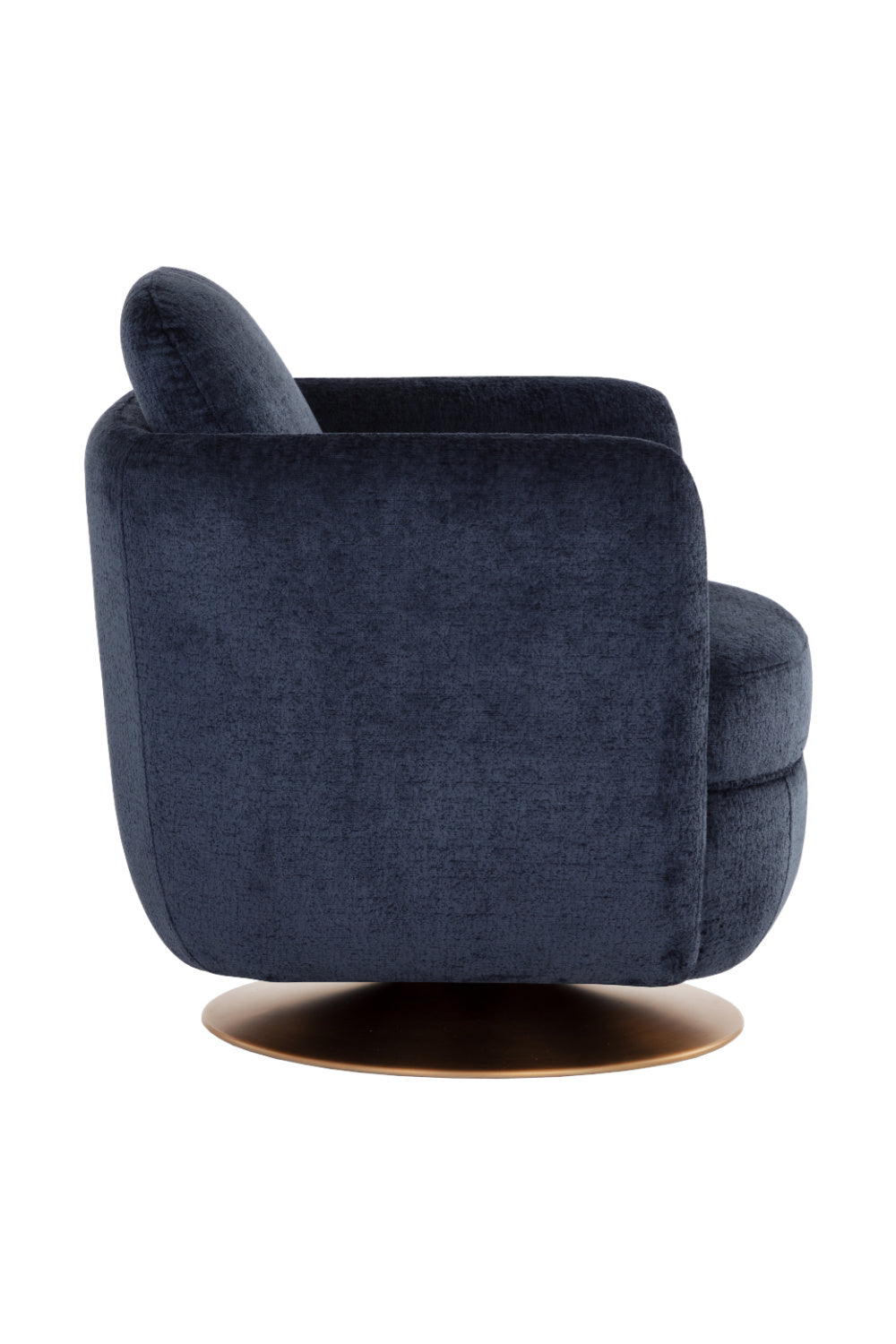 Gold Base Swivel Lounge Chair by Splendido Gilley Accent Chair, alternate view 4