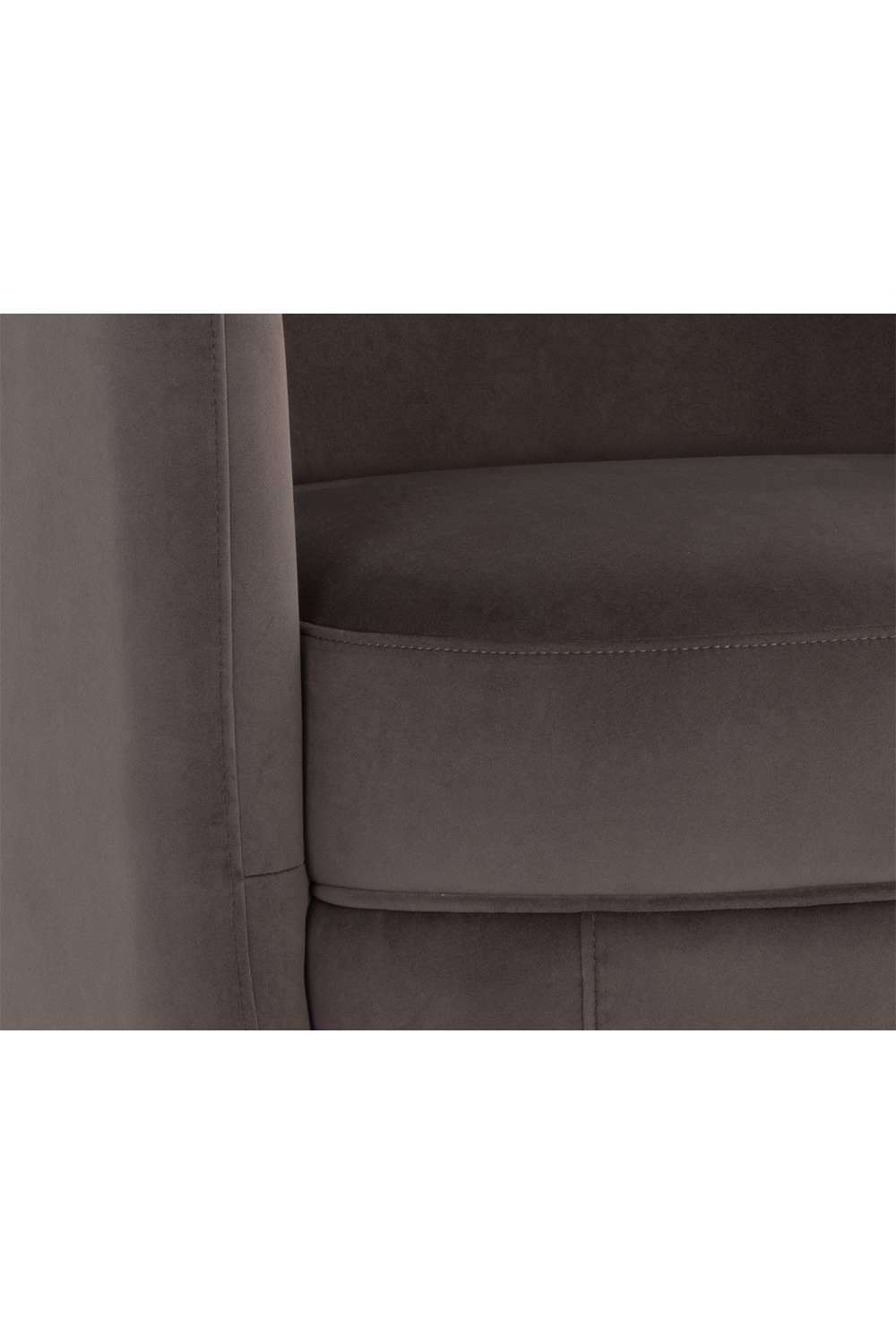 Gold Base Swivel Lounge Chair by Splendido Gilley Accent Chair, alternate view 16