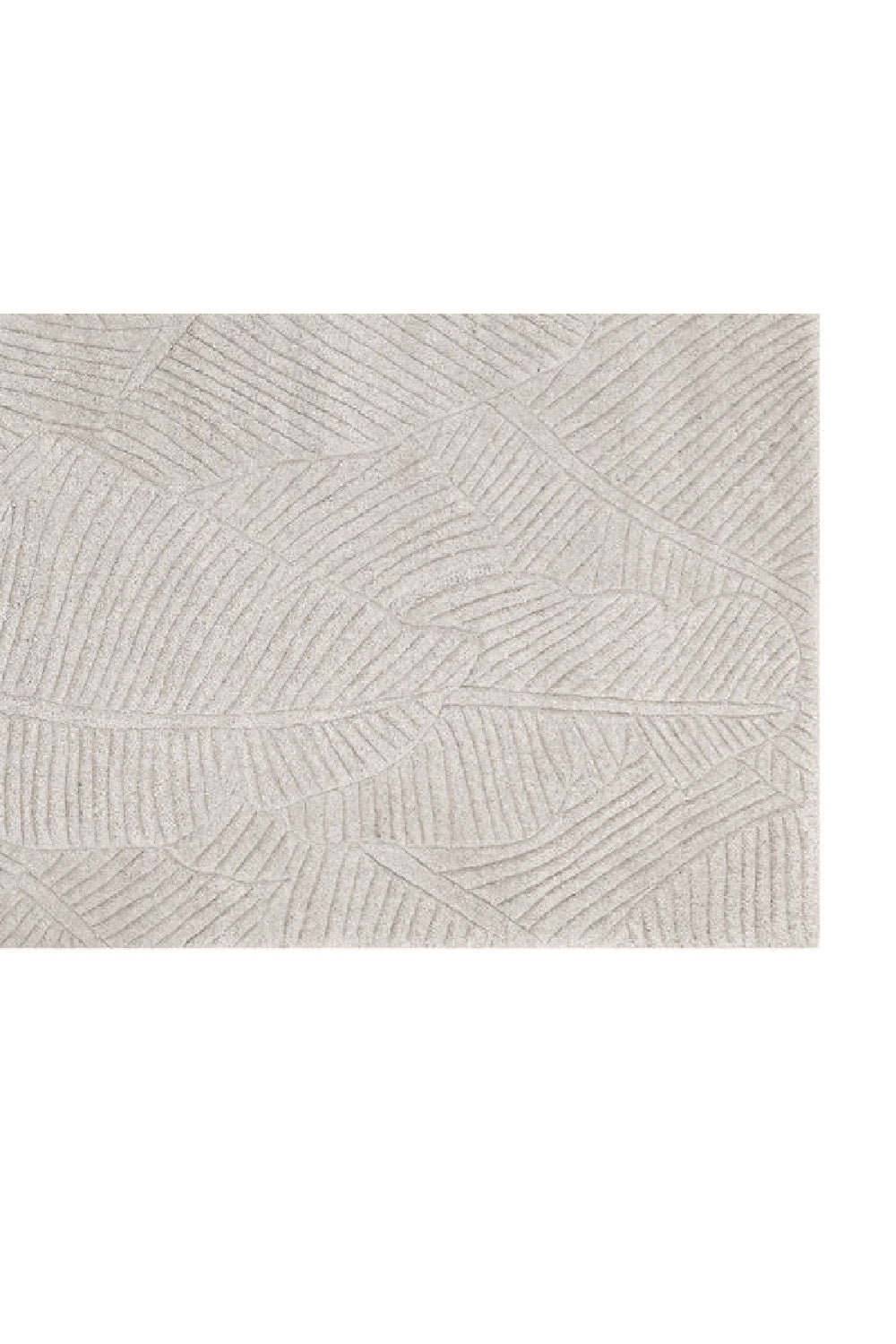 Contemporary Textured Area Rug by Splendido Calathea Art Print, alternate view 3