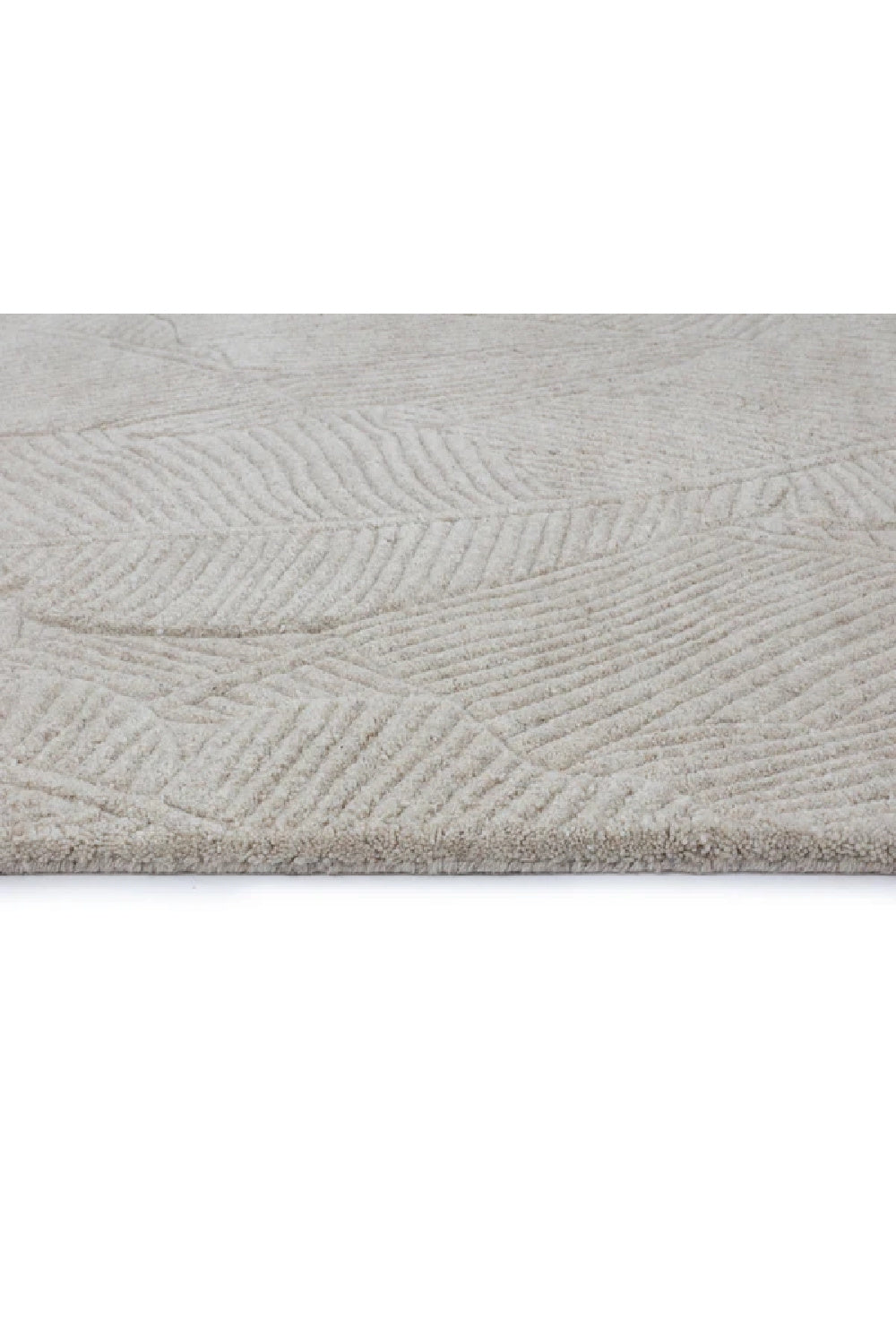 Contemporary Textured Area Rug by Splendido Calathea Art Print, alternate view 4