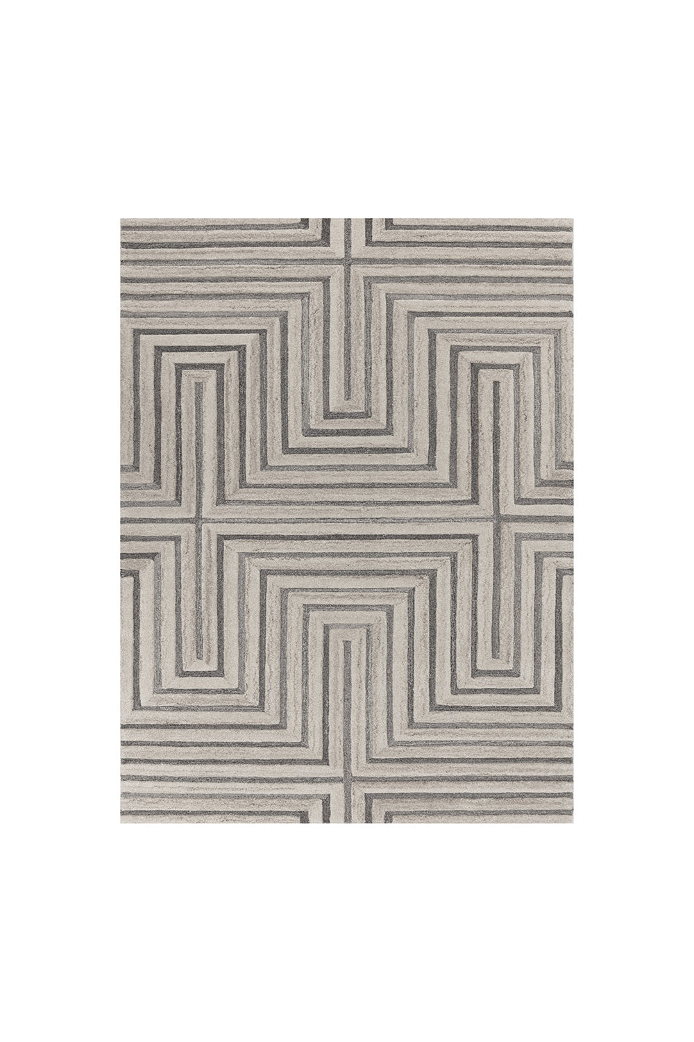 Hand-Tufted Beige Area Rug by Splendido Oslow