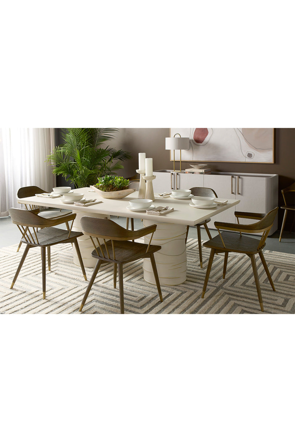 Hand-Tufted Beige Area Rug by Splendido Oslow, alternate view 11