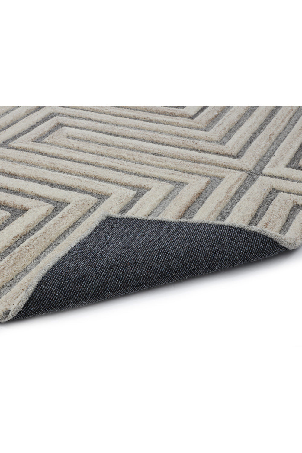 Hand-Tufted Beige Area Rug by Splendido Oslow, alternate view 6