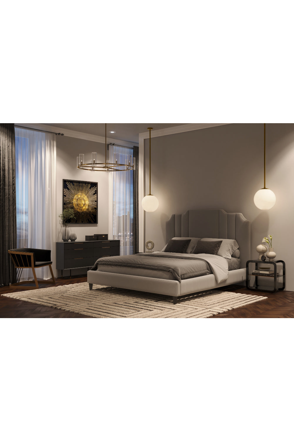 Hand-Tufted Beige Area Rug by Splendido Oslow, alternate view 20