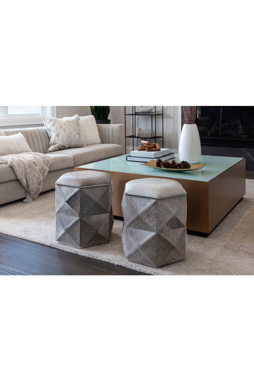 Gray Hand-tufted Area Rug by Splendido Calais, alternate view 23
