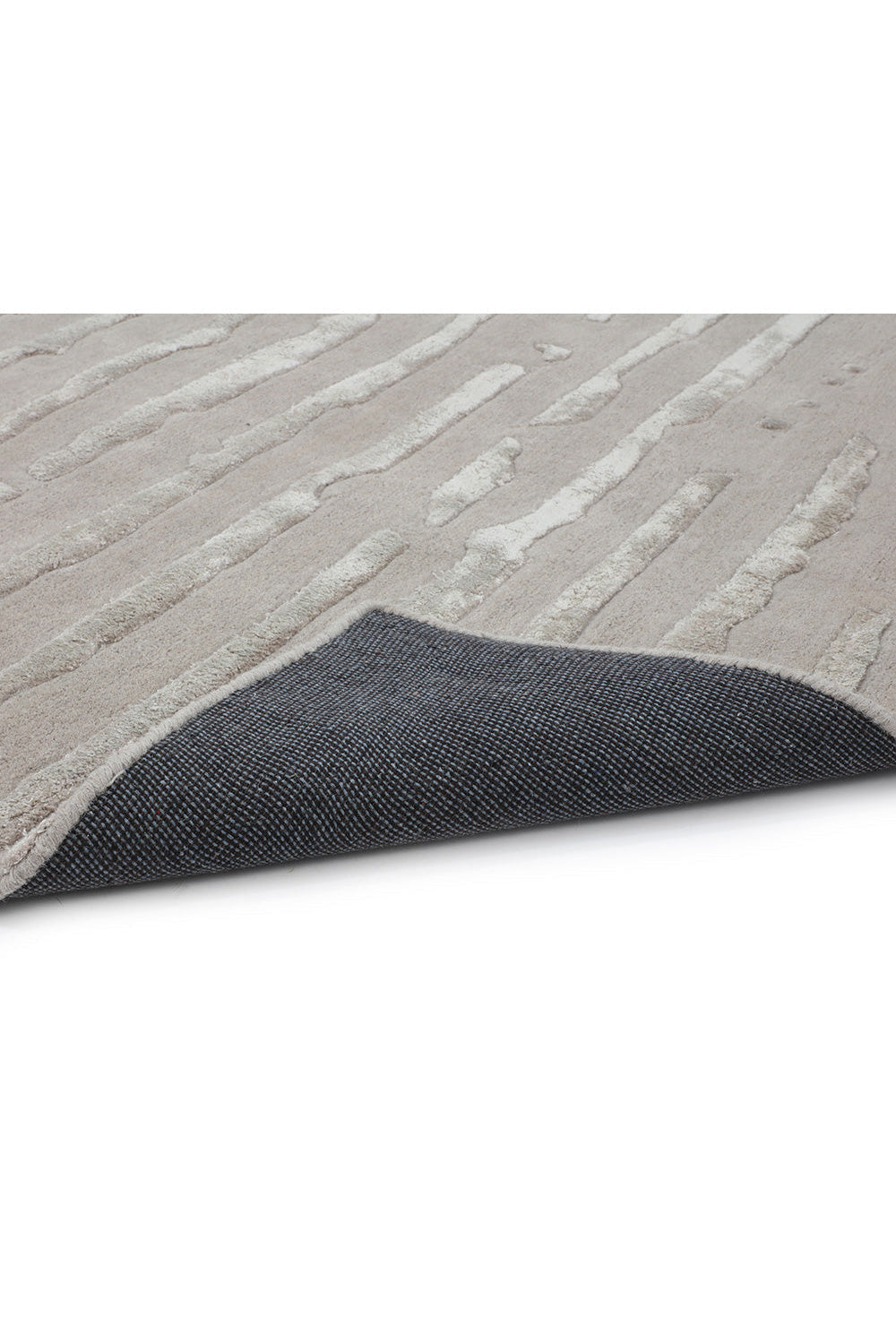 Hand-Tufted Taupe Area Rug by Splendido Tazma, alternate view 3