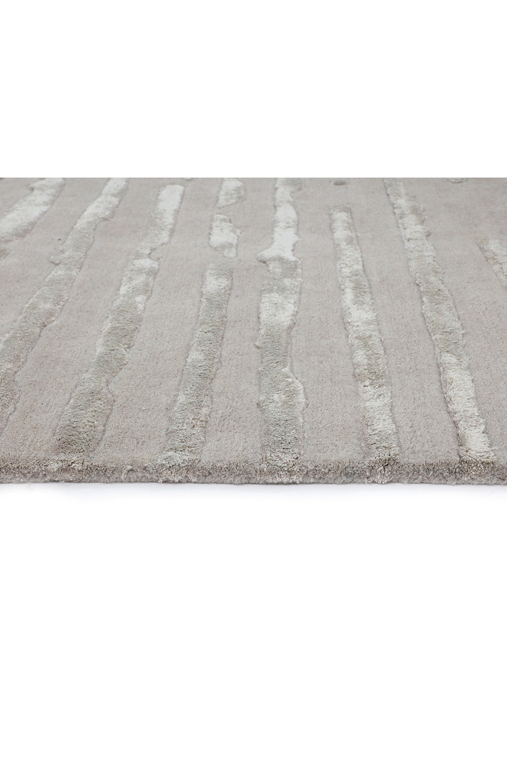 Hand-Tufted Taupe Area Rug by Splendido Tazma, alternate view 4