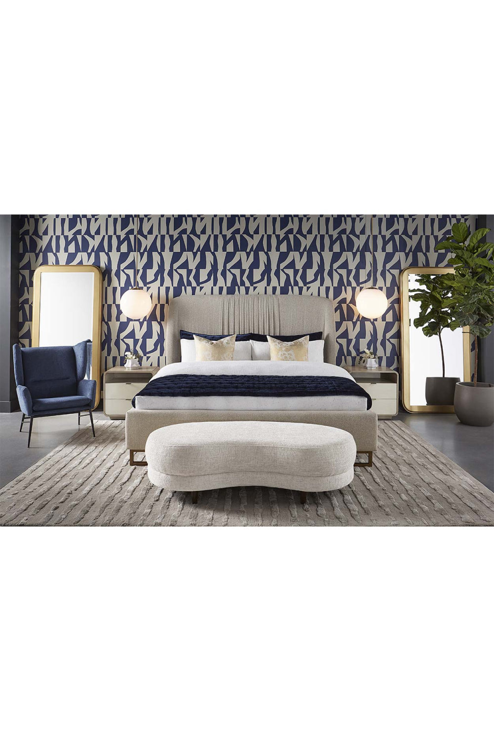 Hand-Tufted Taupe Area Rug by Splendido Tazma, alternate view 13