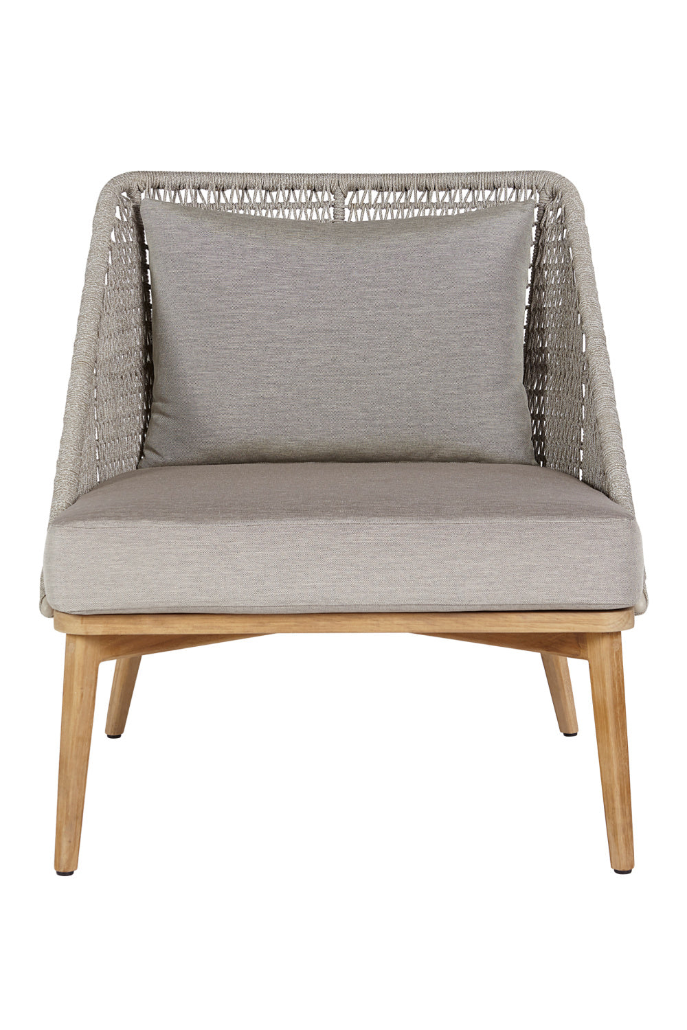 Woven Back Indoor/Outdoor Lounge Chair by Splendido Andria Accent Chair, alternate view 3
