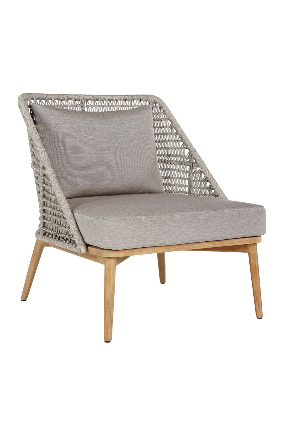 Woven Back Indoor/Outdoor Lounge Chair by Splendido Andria Accent Chair