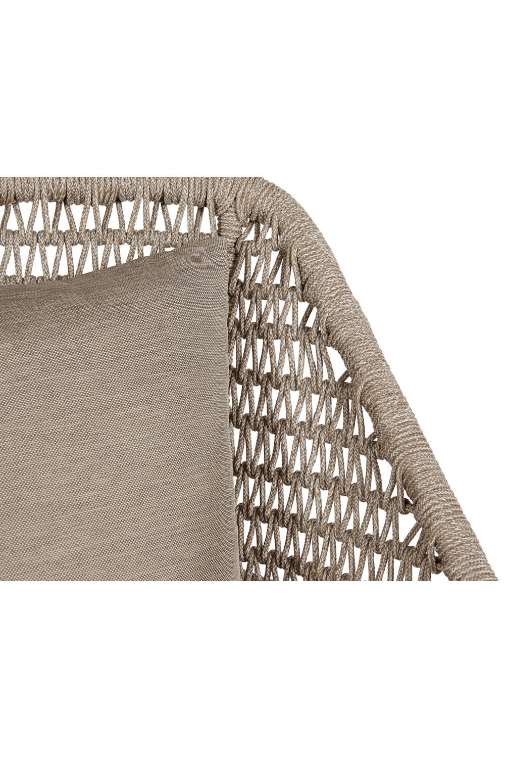 Woven Back Indoor/Outdoor Lounge Chair by Splendido Andria Accent Chair, alternate view 7