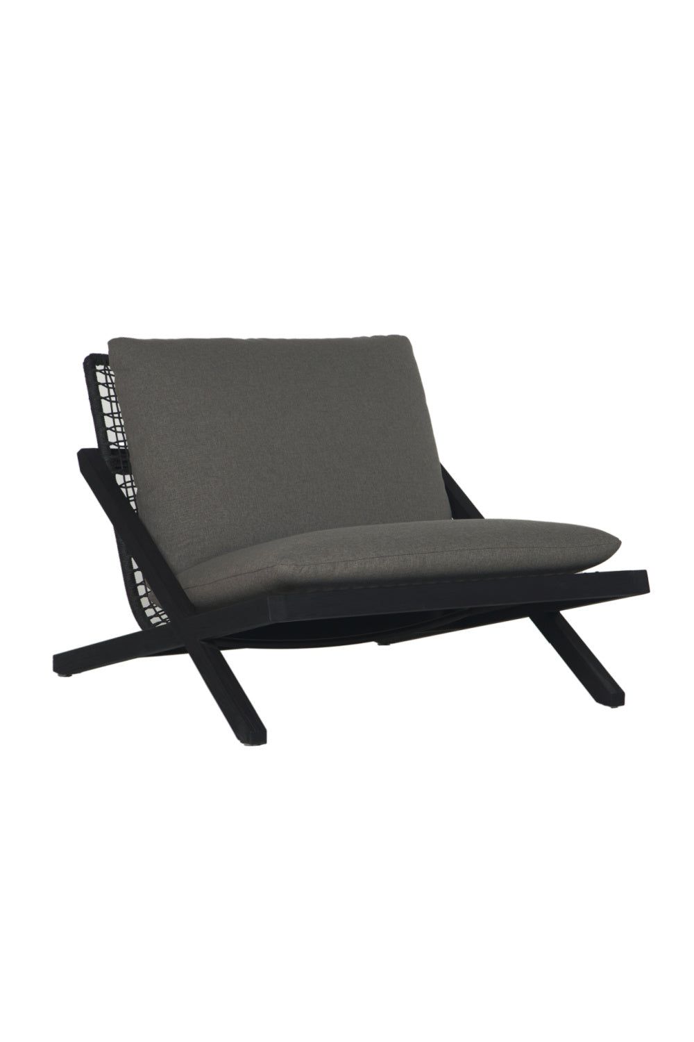 Teak Framed Indoor/Outdoor Lounge Chair by Splendido Bari Accent Chair, alternate view 11
