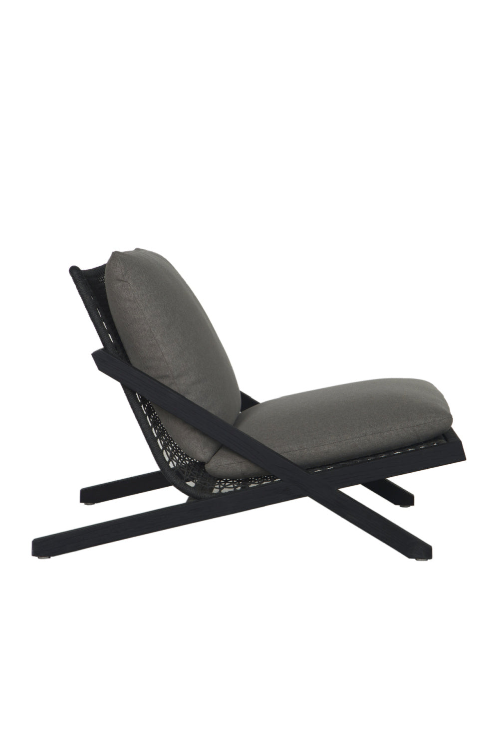 Teak Framed Indoor/Outdoor Lounge Chair by Splendido Bari Accent Chair, alternate view 13
