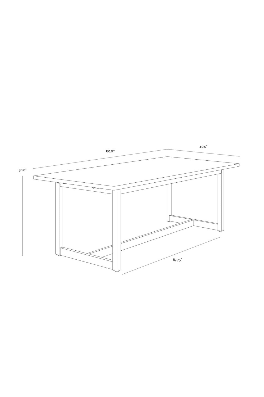 Teak Indoor/Outdoor Extendable Dining Table by Splendido Geneve, alternate view 11
