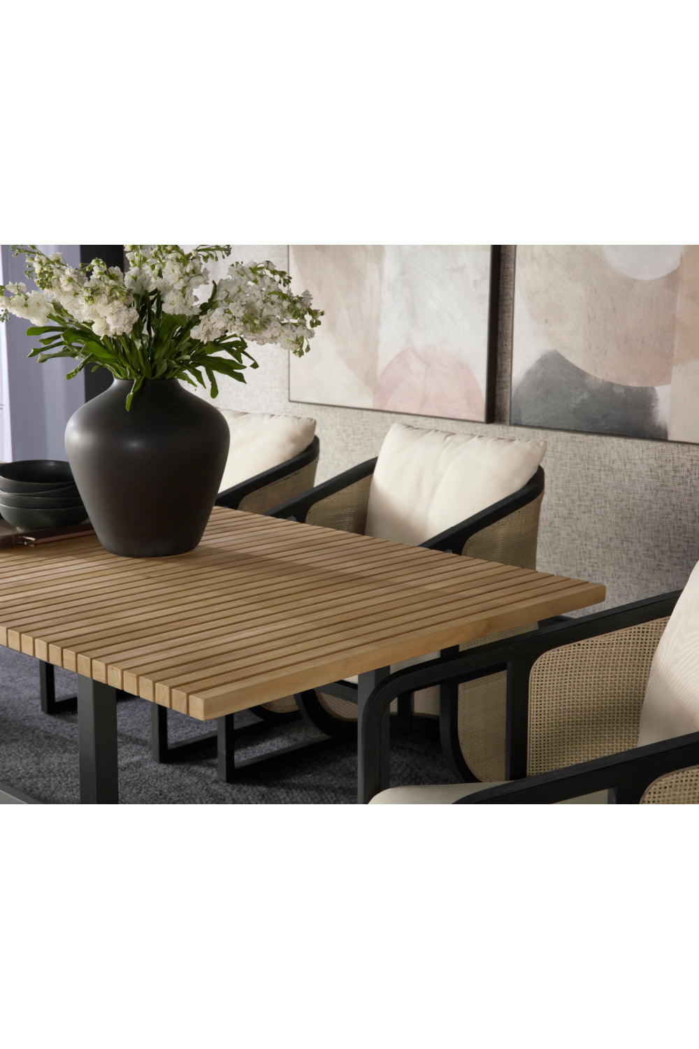Teak Indoor/Outdoor Extendable Dining Table by Splendido Geneve, alternate view 9
