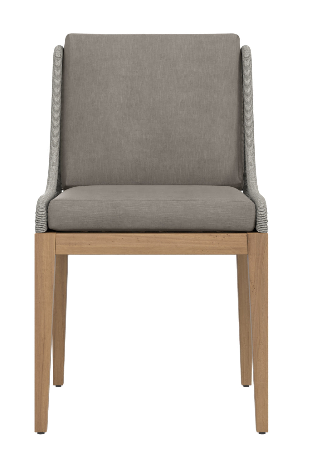 Contemporary Indoor/Outdoor Teak & Woven Dining Chair by Splendido Sorrento Outdoor Dining Chair, alternate view 12