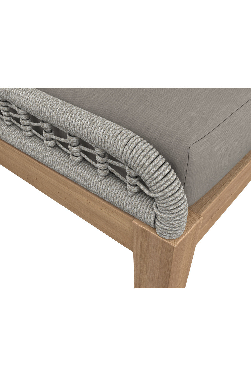 Contemporary Indoor/Outdoor Teak & Woven Dining Chair by Splendido Sorrento Outdoor Dining Chair, alternate view 18