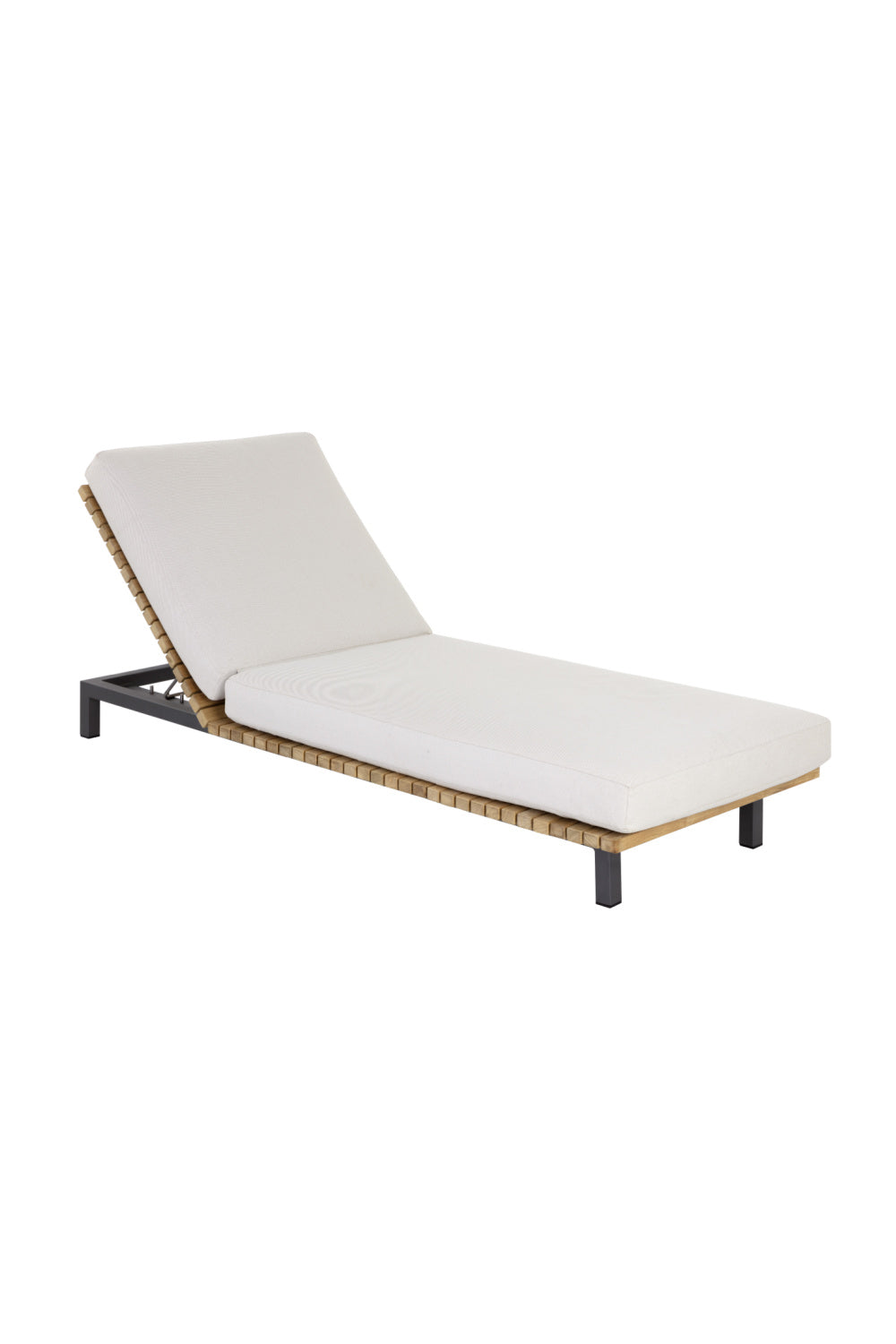 Natural Teak Sun Indoor/Outdoor Lounger by Splendido Geneve Outdoor Lounge Chair, alternate view 3