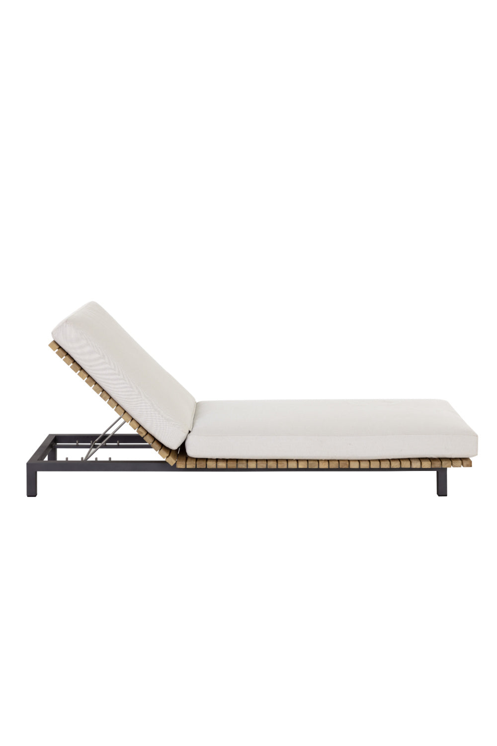 Natural Teak Sun Indoor/Outdoor Lounger by Splendido Geneve Outdoor Lounge Chair, alternate view 4