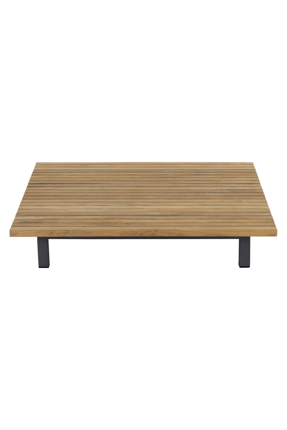 Slatted Teak Indoor/Outdoor Coffee Table by Splendido Geneve, alternate view 3