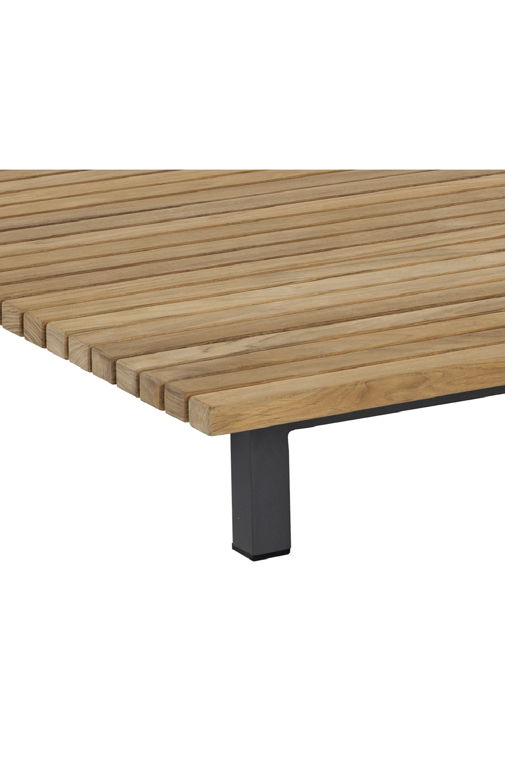 Slatted Teak Indoor/Outdoor Coffee Table by Splendido Geneve, alternate view 5