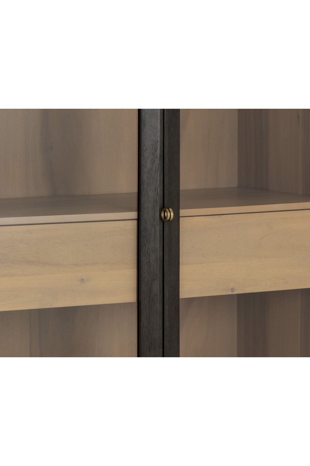 Brown Acacia 2-Door Display Cabinet by Splendido Cecilia, alternate view 6