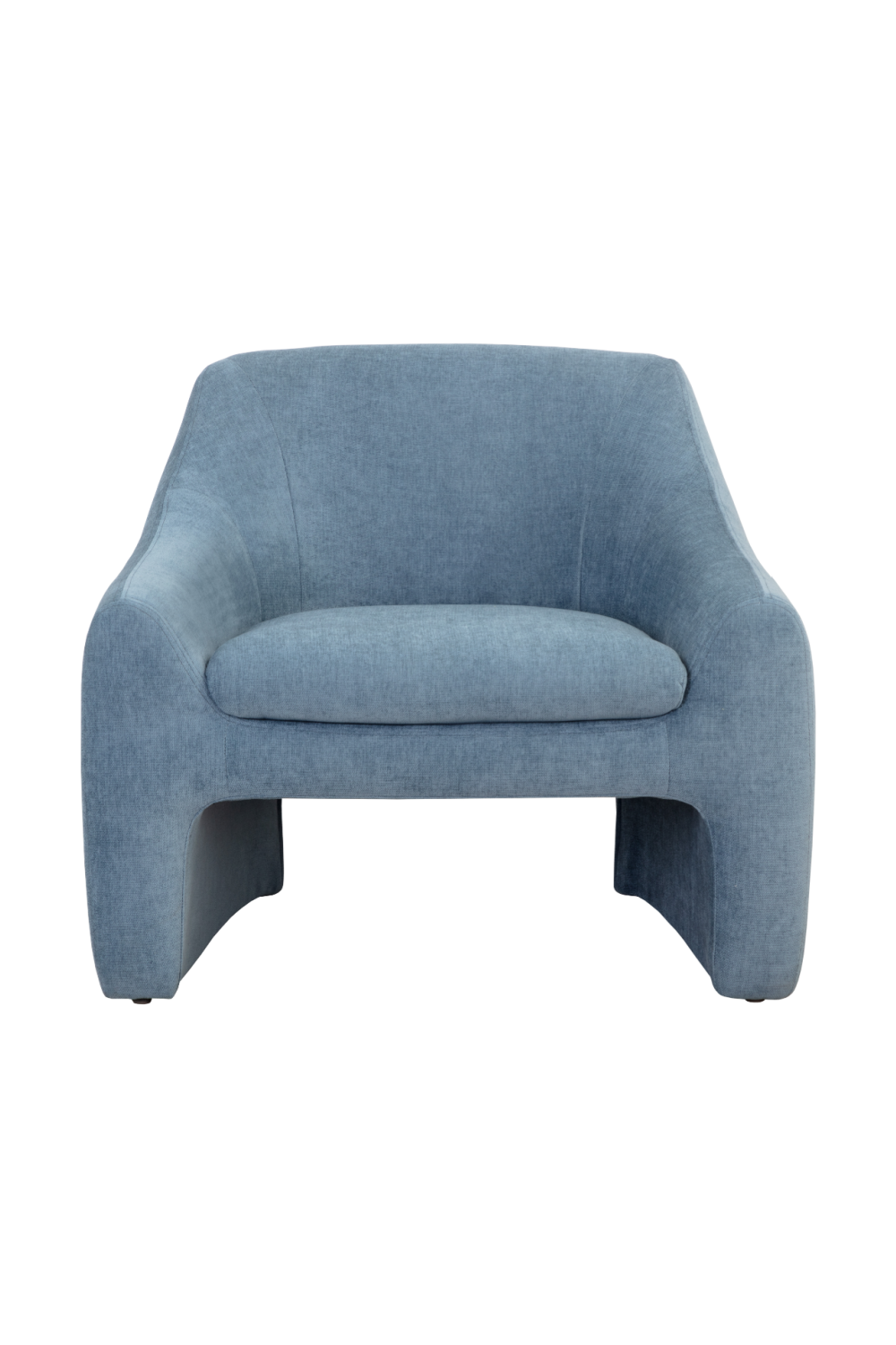 Modern European furniture - Mid-Century Blue Lounge Chair - www.oroa.com