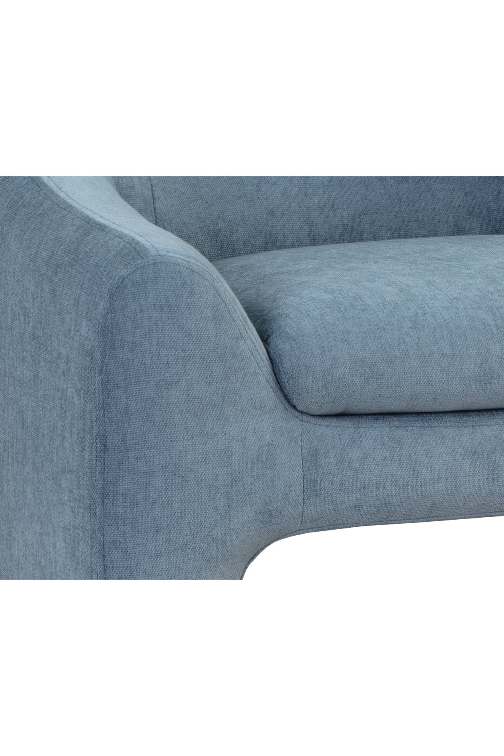Mid-Century Blue Lounge Chair by Splendido Sterling Accent Chair, alternate view 7