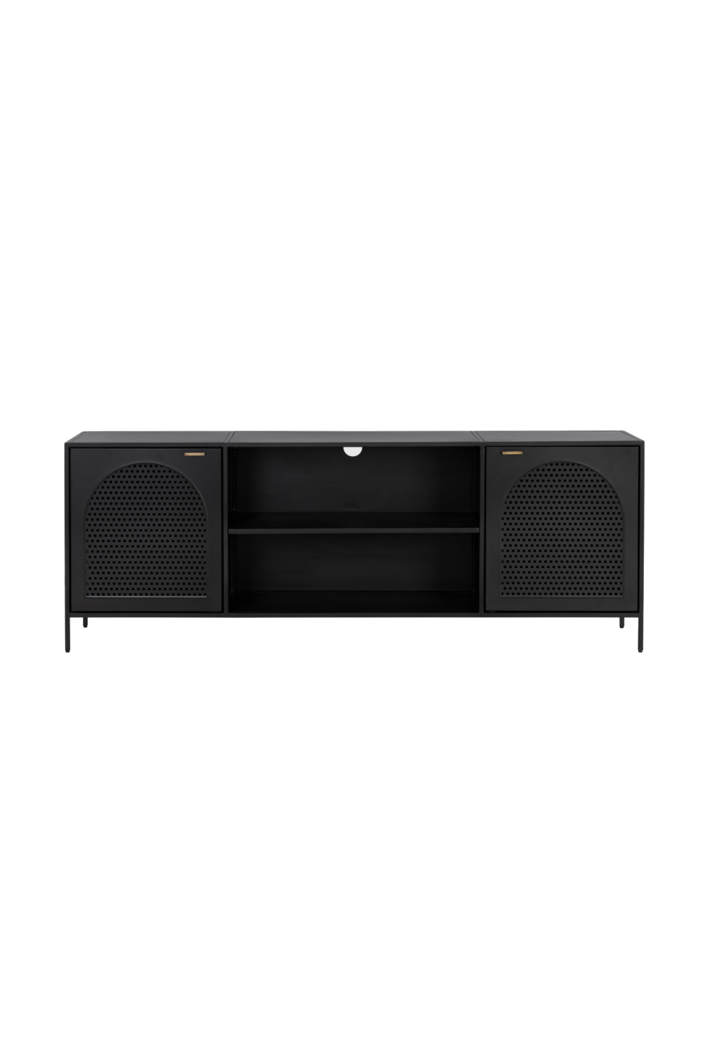 Black Metal Storage Cabinet by Splendido Aziza