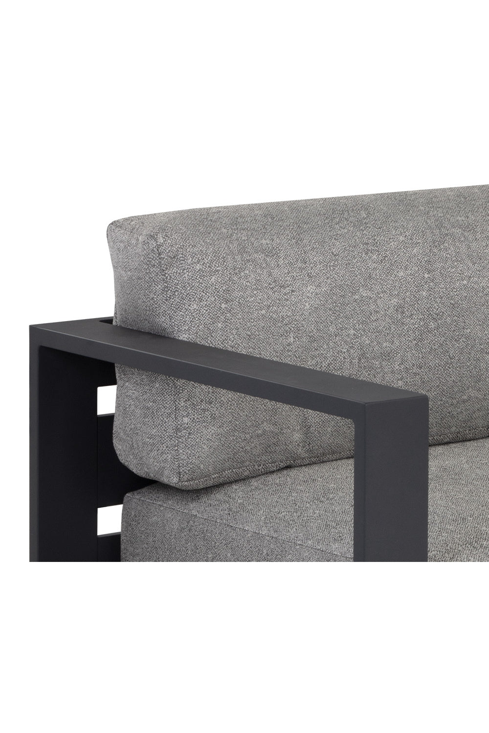 Gray Padded Outdoor Sofa by Splendido Tavira, alternate view 5