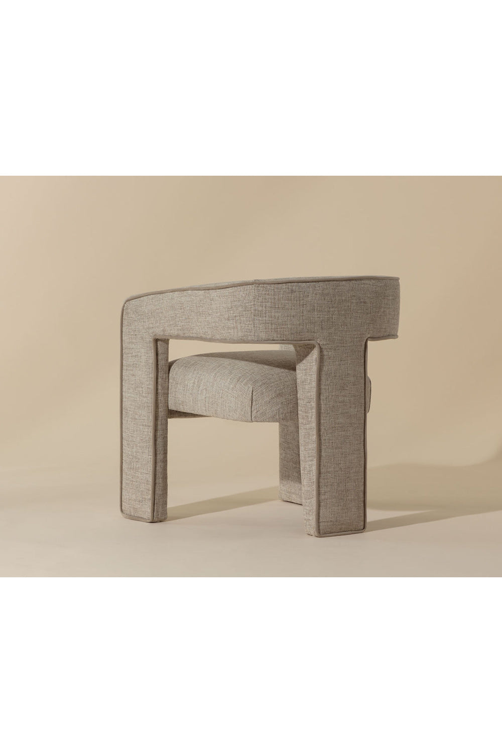 Beige Modern Dining Chair by Splendido Krasner, alternate view 12