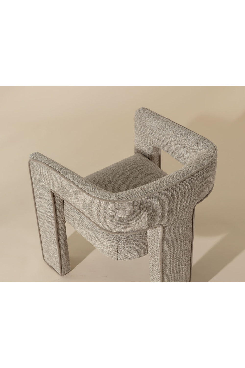 Beige Modern Dining Chair by Splendido Krasner, alternate view 13