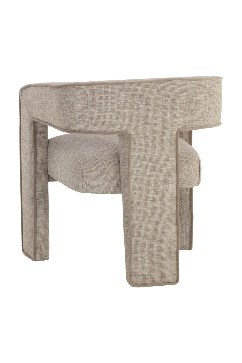 Beige Modern Dining Chair by Splendido Krasner, alternate view 5