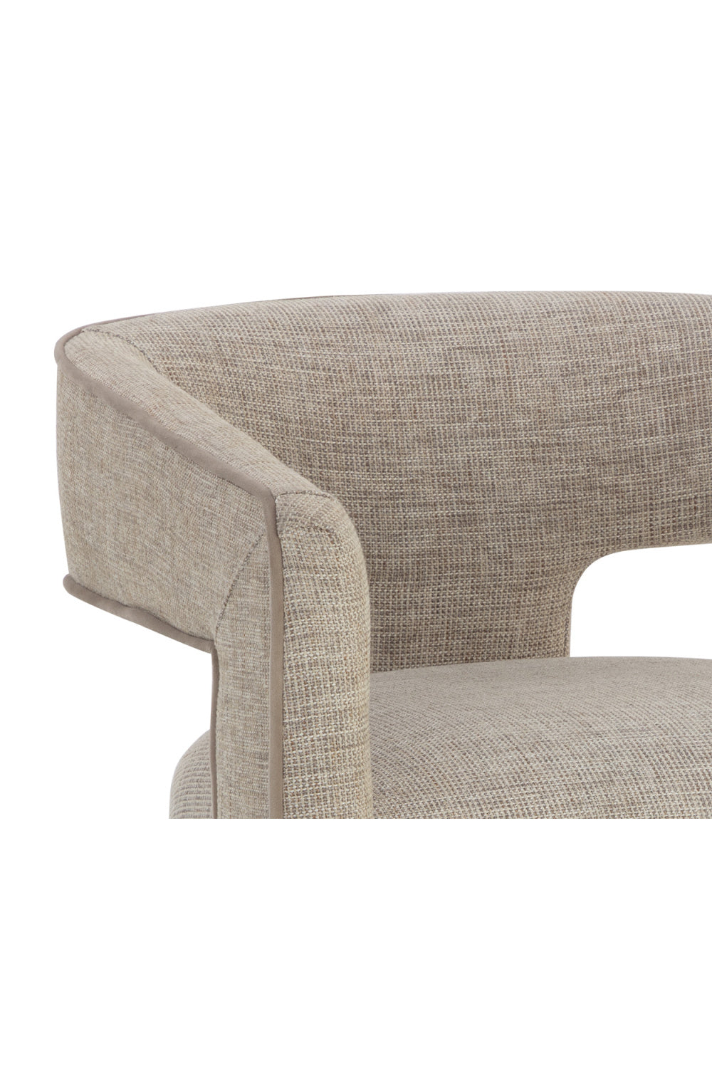 Beige Modern Dining Chair by Splendido Krasner, alternate view 6
