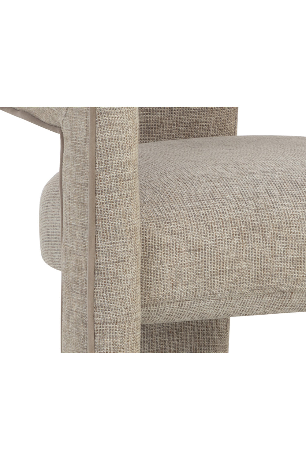 Beige Modern Dining Chair by Splendido Krasner, alternate view 7