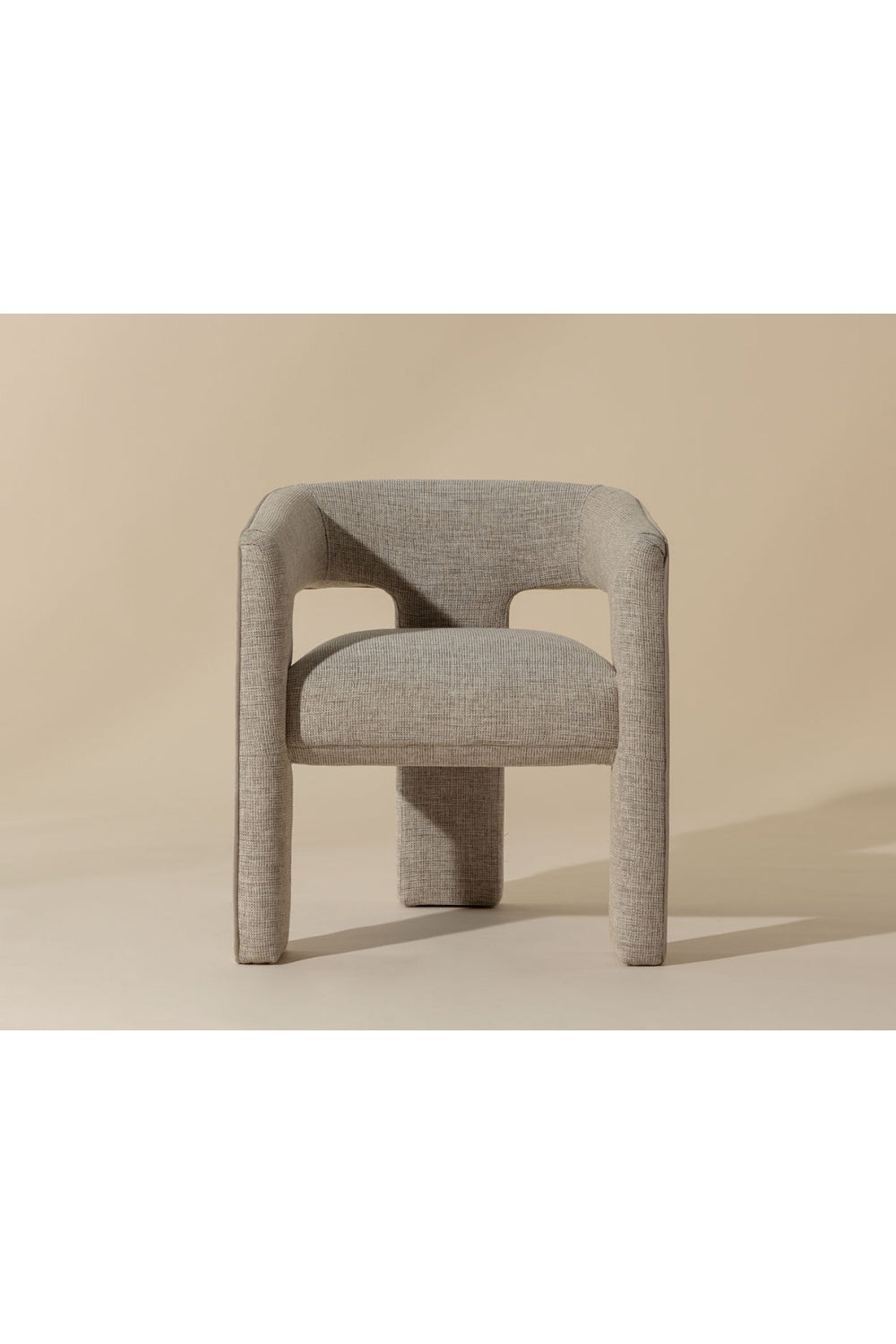 Beige Modern Dining Chair by Splendido Krasner, alternate view 9