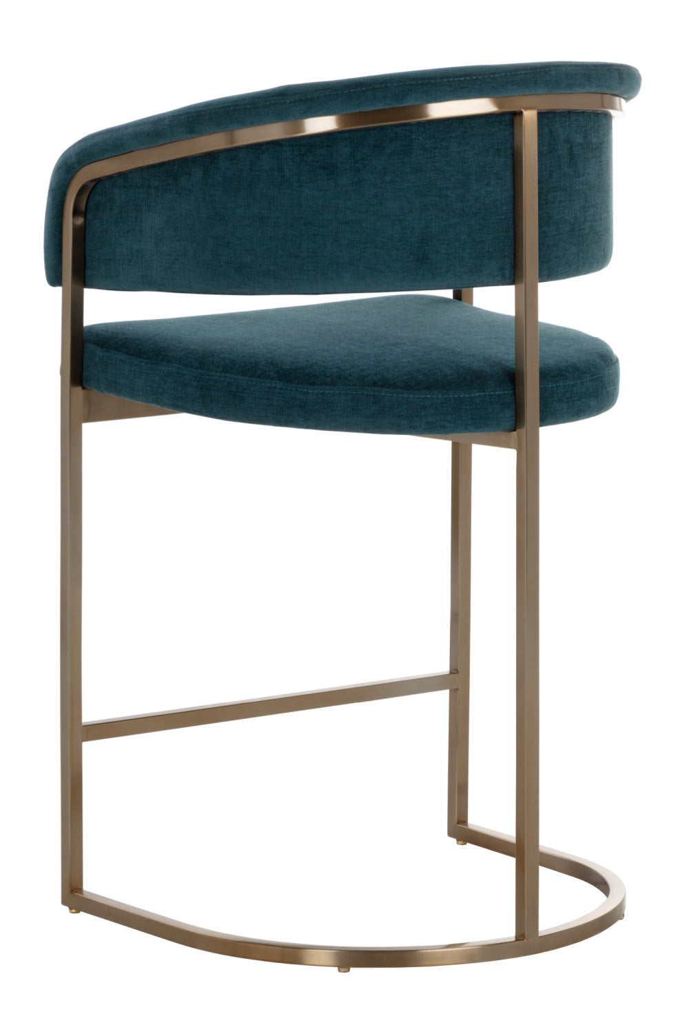 Blue Cantilevered Counter Stool by Splendido Marris, alternate view 5