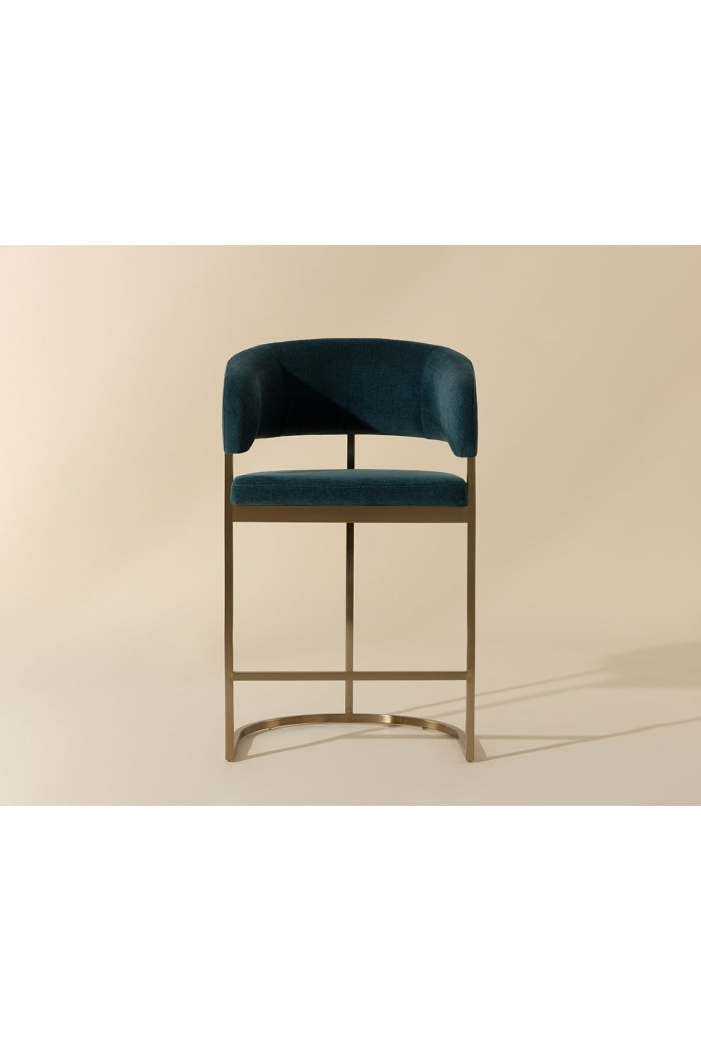 Blue Cantilevered Counter Stool by Splendido Marris, alternate view 9