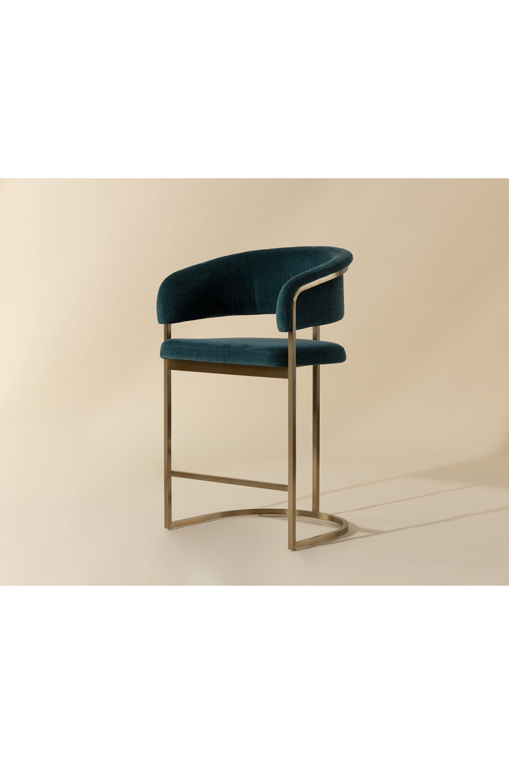 Blue Cantilevered Counter Stool by Splendido Marris, alternate view 10