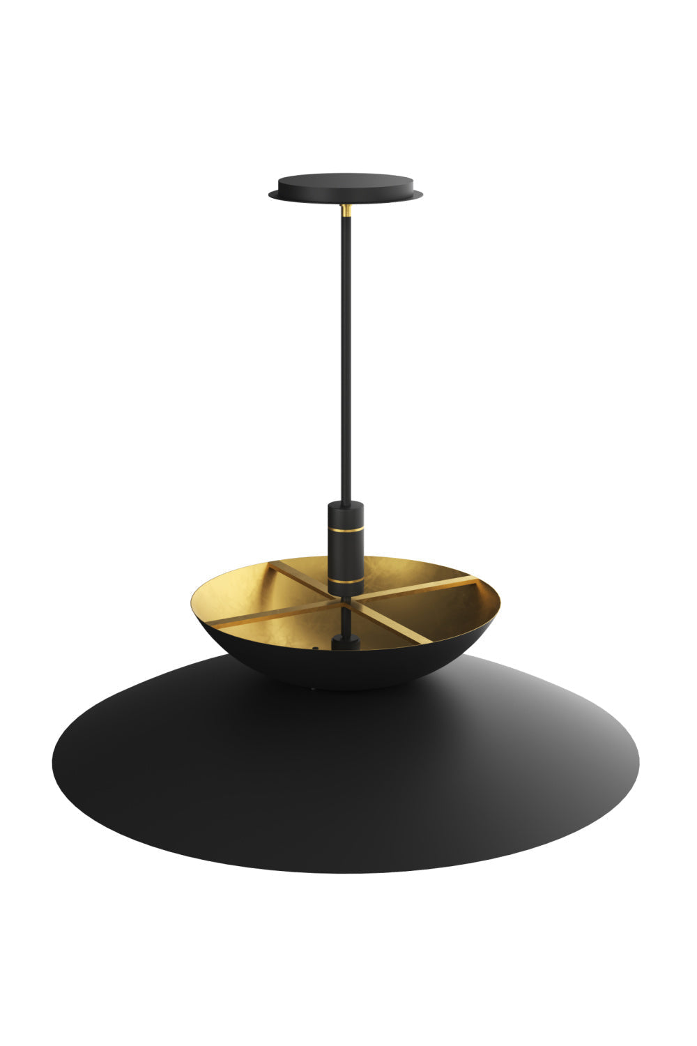 Black Tiered Pendant Light by Splendido Timea Chandelier, alternate view 4