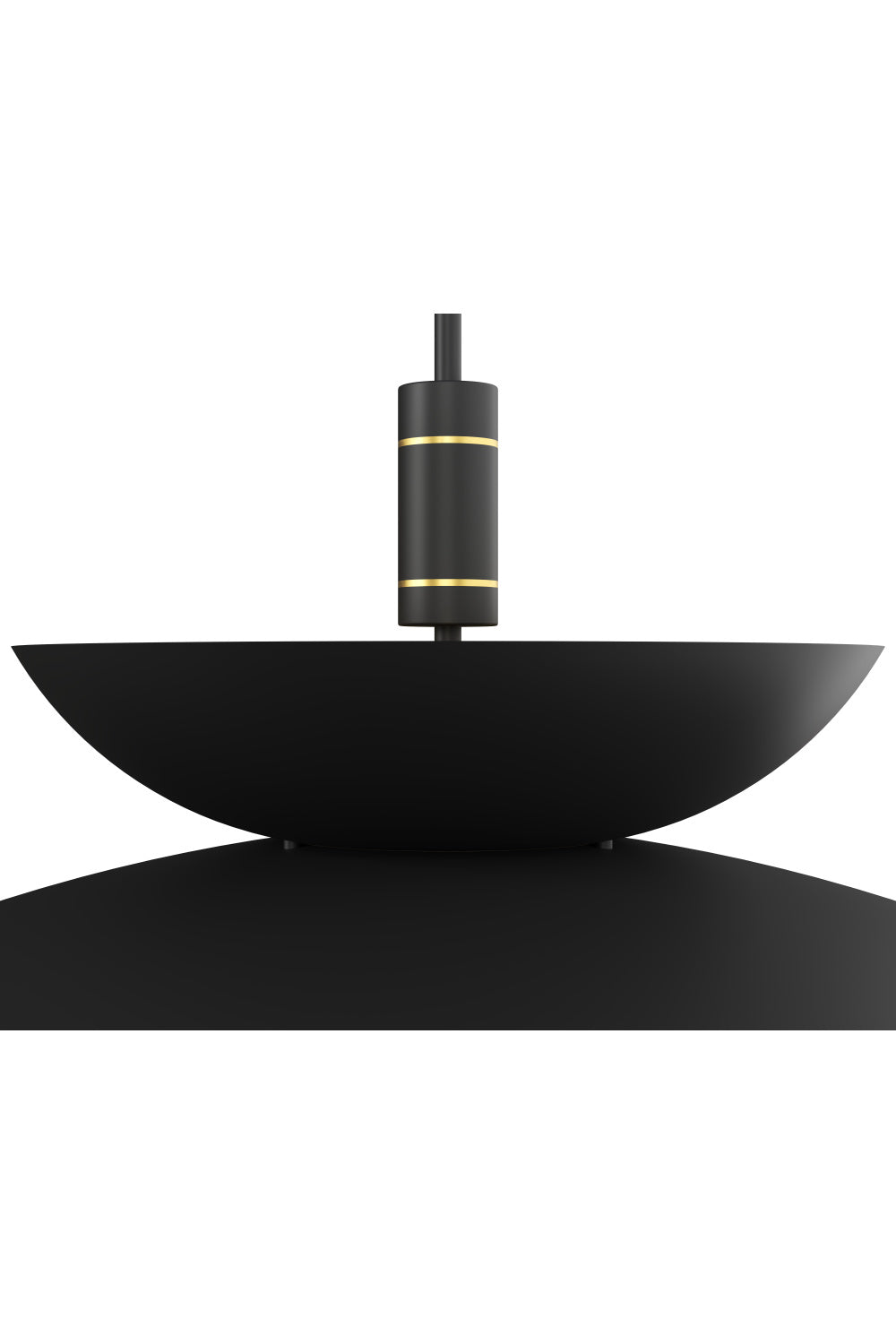 Black Tiered Pendant Light by Splendido Timea Chandelier, alternate view 5