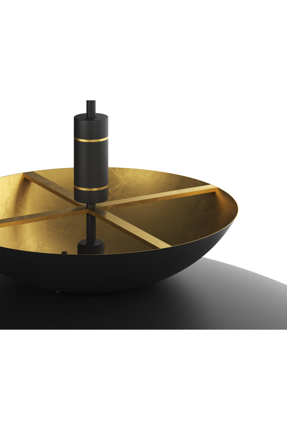 Black Tiered Pendant Light by Splendido Timea Chandelier, alternate view 6