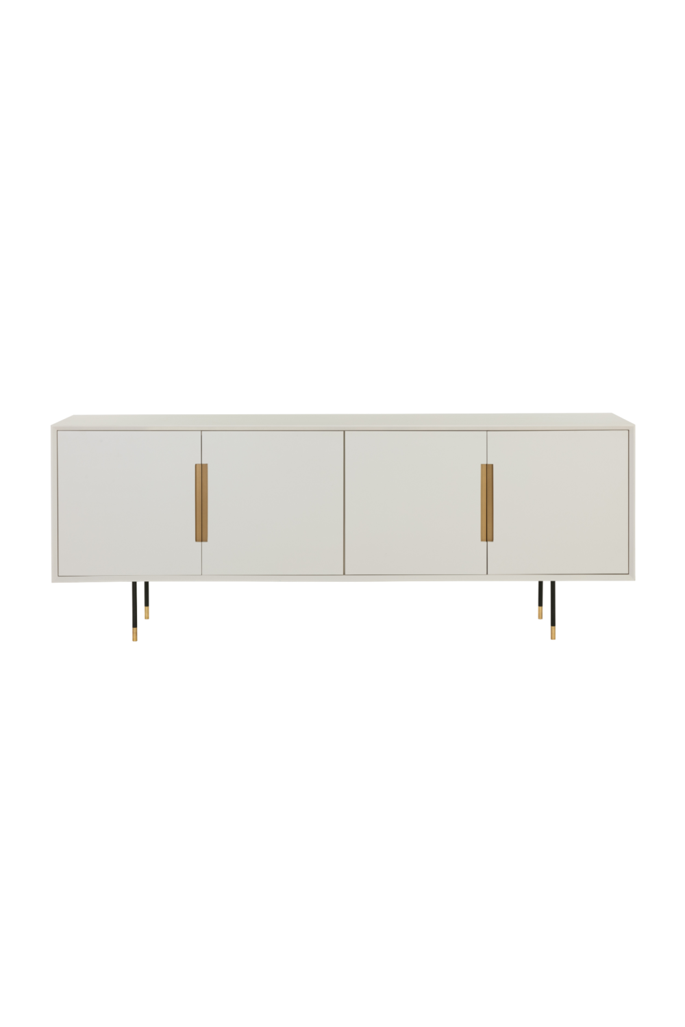 4-Door Cream Modern Sideboard by Splendido Danbury