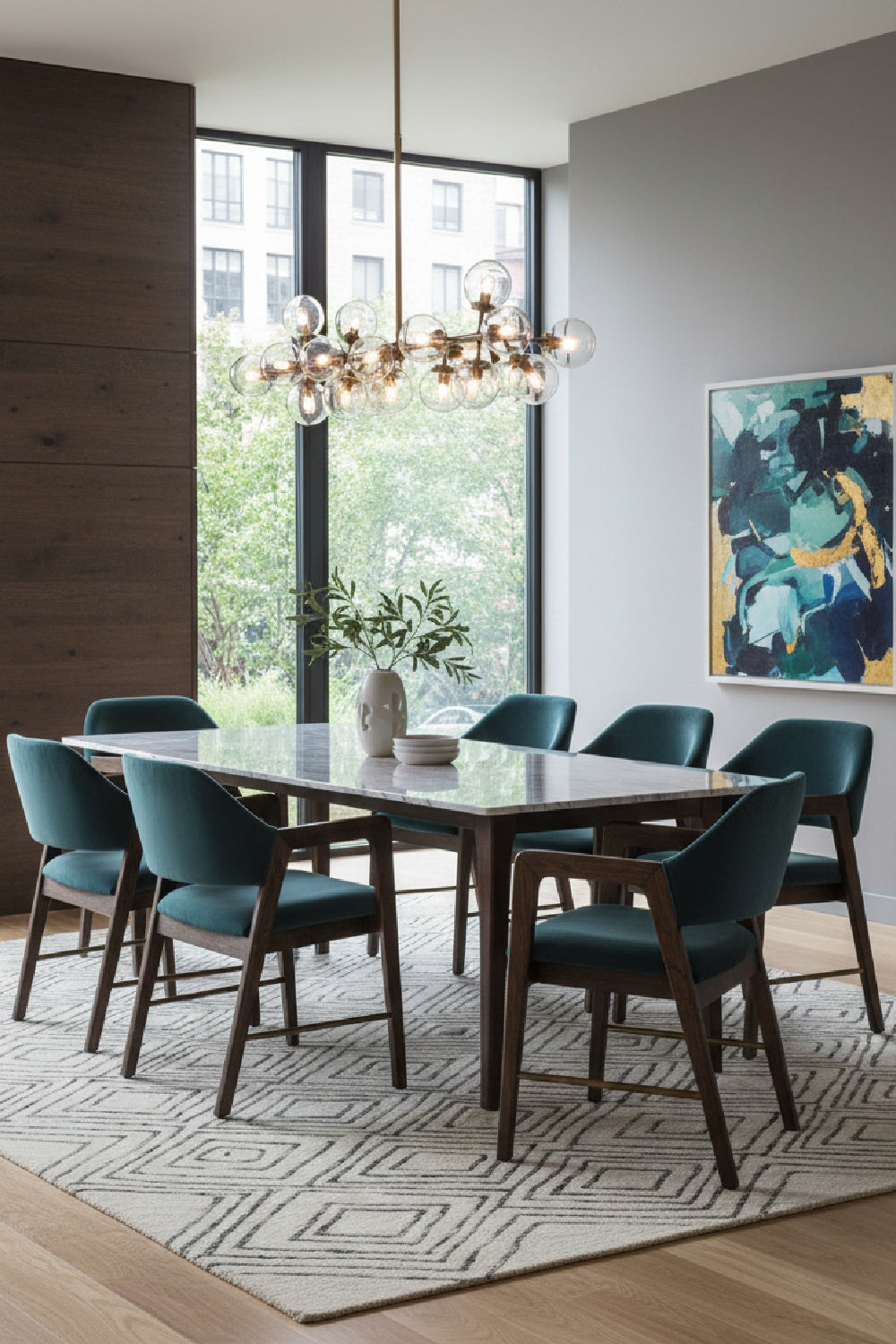 Smoked Acacia Frame Dining Chair by Splendido Milton, alternate view 11