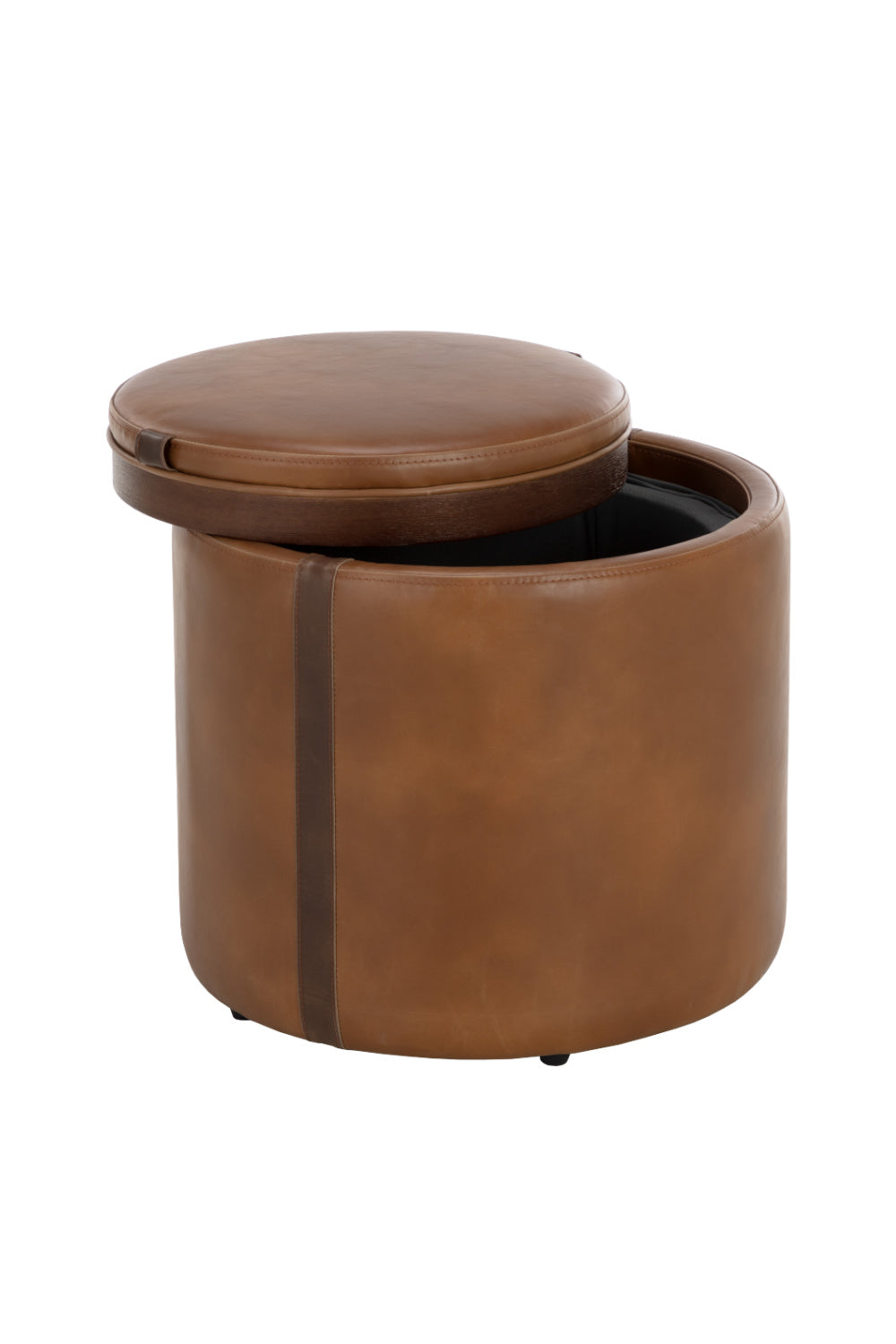 Round Storage Ottoman by Splendido Borelli, alternate view 5
