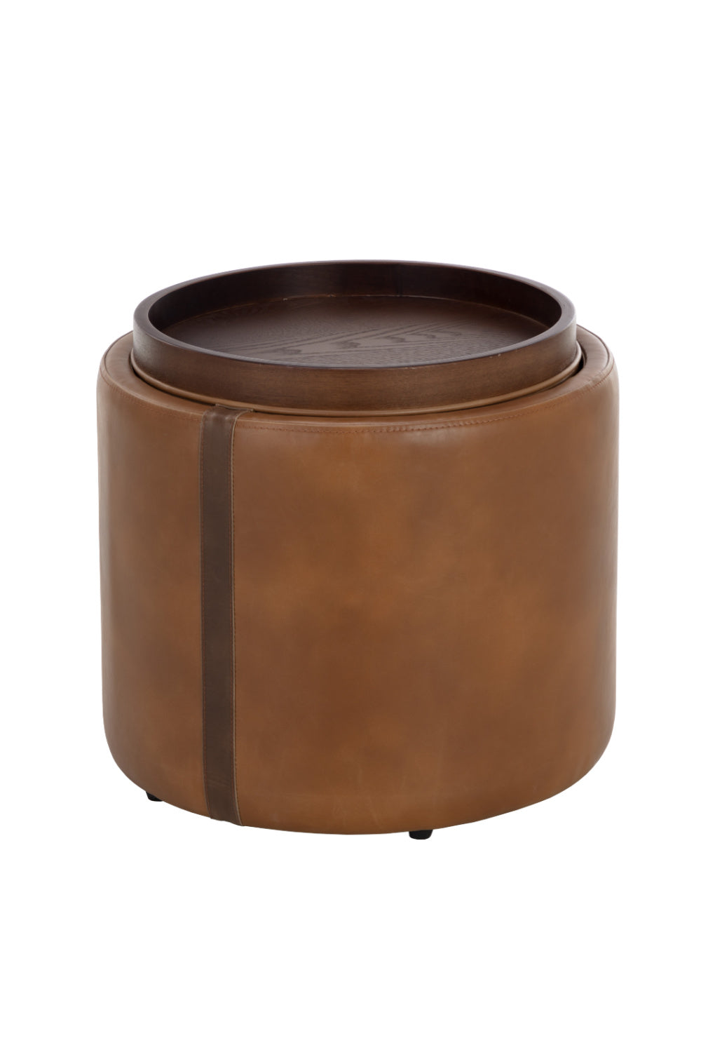 Round Storage Ottoman by Splendido Borelli, alternate view 3
