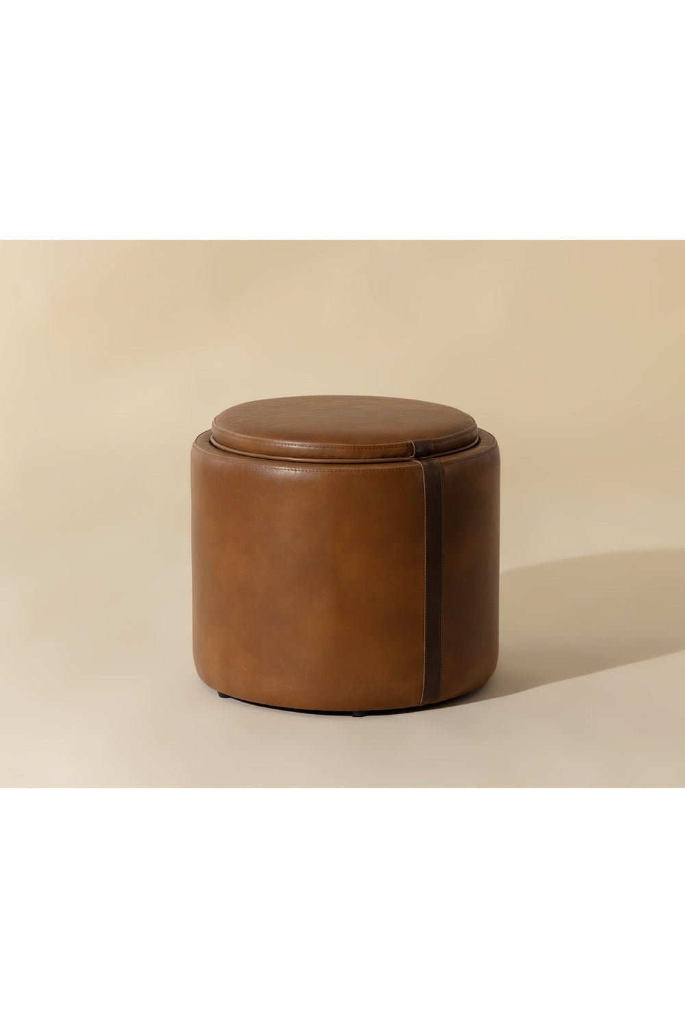 Round Storage Ottoman by Splendido Borelli, alternate view 10