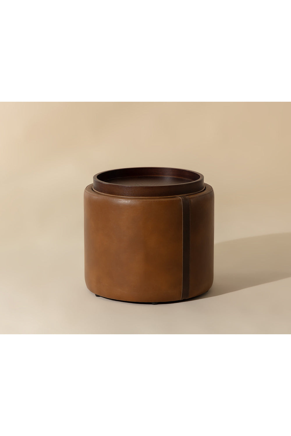 Round Storage Ottoman by Splendido Borelli, alternate view 11