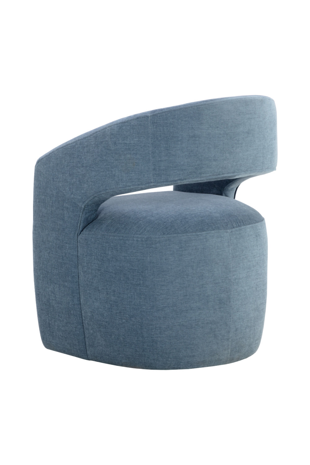 Blue Wheeled Dining Armchair by Splendido Lloret Dining Chair, alternate view 5
