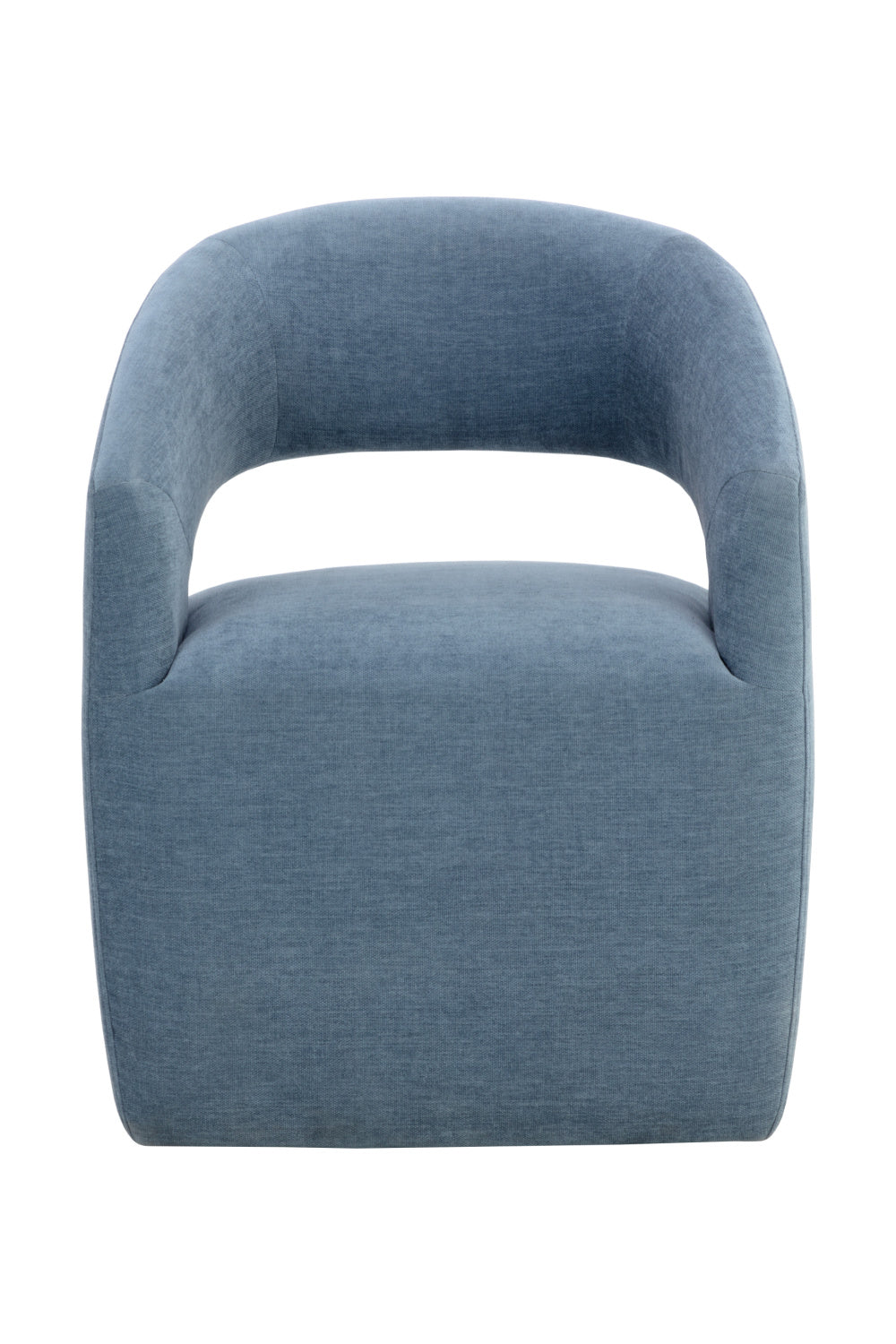 Blue Wheeled Dining Armchair by Splendido Lloret Dining Chair, alternate view 3